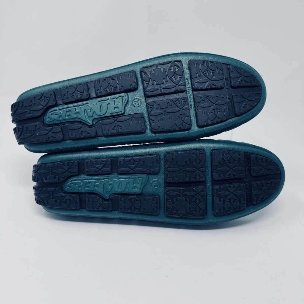 Floafers Posh 3.0 Driver Women 10 Emerald Vegan Suede Slip On Comfort Loafers - Picture 4 of 6